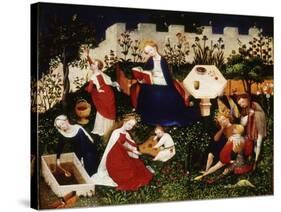 Paradise Garden, c. 1410-Meister Oberrrheinischer-Stretched Canvas