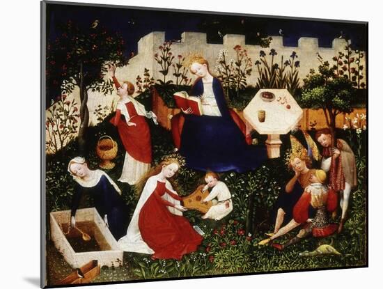 Paradise Garden, c. 1410-Meister Oberrrheinischer-Mounted Giclee Print