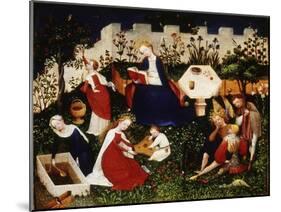 Paradise Garden, c. 1410-Meister Oberrrheinischer-Mounted Giclee Print