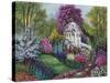 Paradise Garden-Bonnie B. Cook-Stretched Canvas