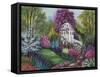 Paradise Garden-Bonnie B. Cook-Framed Stretched Canvas
