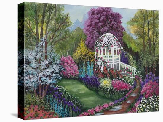 Paradise Garden-Bonnie B. Cook-Stretched Canvas