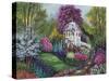 Paradise Garden-Bonnie B. Cook-Stretched Canvas