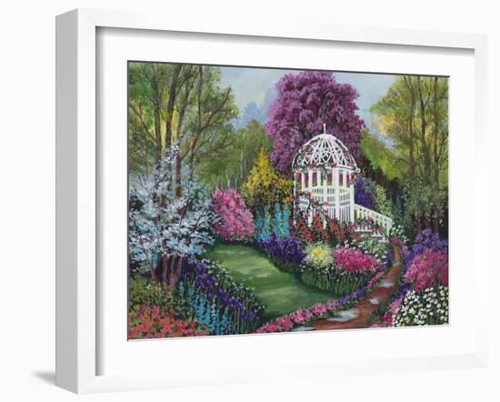 Paradise Garden-Bonnie B. Cook-Framed Giclee Print