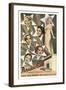 Paradise Girls, Cabaret Advertisement, New York City-null-Framed Art Print