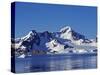 Paradise Harbour, the Chilean Base in Paradise Harbour on Antarctic Peninsula, Antarctica-Mark Hannaford-Stretched Canvas