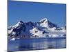 Paradise Harbour, the Chilean Base in Paradise Harbour on Antarctic Peninsula, Antarctica-Mark Hannaford-Mounted Photographic Print