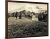 Paradise Inn and Mount Rainier, 1916-Asahel Curtis-Framed Giclee Print