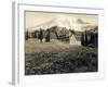 Paradise Inn and Mount Rainier, 1916-Asahel Curtis-Framed Giclee Print