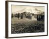 Paradise Inn and Mount Rainier, 1916-Asahel Curtis-Framed Giclee Print