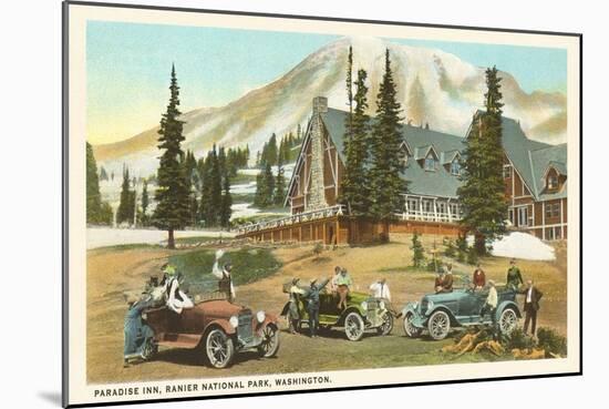 Paradise Inn, Rainier National Park, Washington-null-Mounted Art Print