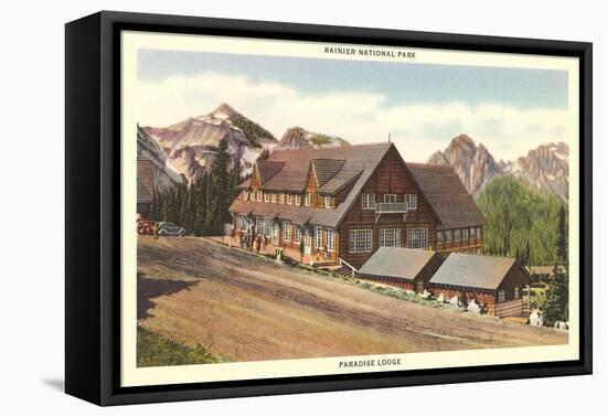 Paradise Inn, Rainier National Park-null-Framed Stretched Canvas