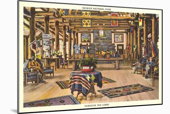 Paradise Inn, Rainier National Park-null-Mounted Premium Giclee Print