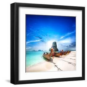 Paradise Island in Thailand-null-Framed Art Print