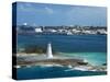 Paradise Island Lighthouse, Nassau Harbour, New Providence Island, Bahamas, West Indies-Richard Cummins-Stretched Canvas