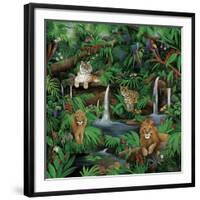 Paradise Jungle-Betty Lou-Framed Giclee Print