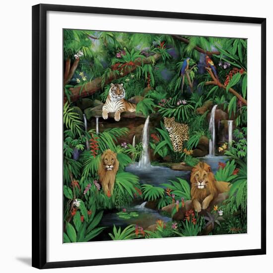 Paradise Jungle-Betty Lou-Framed Giclee Print