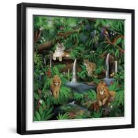 Paradise Jungle-Betty Lou-Framed Giclee Print