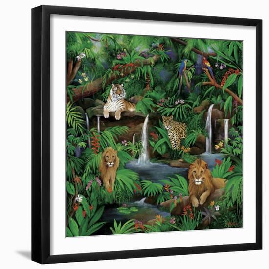 Paradise Jungle-Betty Lou-Framed Giclee Print