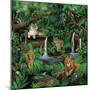 Paradise Jungle-Betty Lou-Mounted Giclee Print