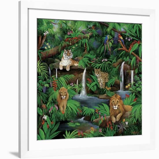 Paradise Jungle-Betty Lou-Framed Giclee Print