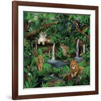 Paradise Jungle-Betty Lou-Framed Giclee Print