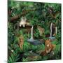 Paradise Jungle-Betty Lou-Mounted Premium Giclee Print