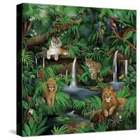 Paradise Jungle-Betty Lou-Stretched Canvas