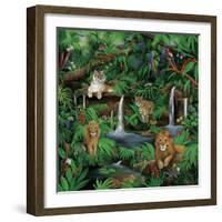 Paradise Jungle-Betty Lou-Framed Giclee Print