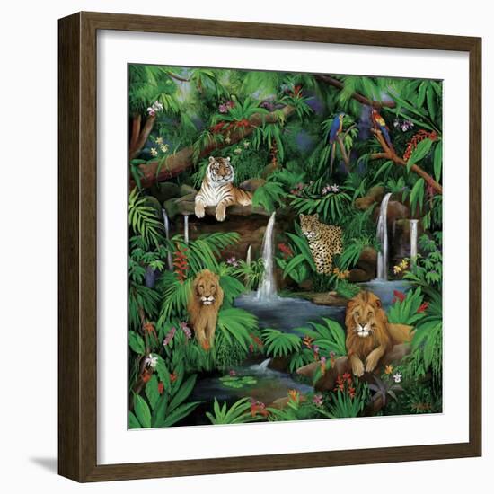 Paradise Jungle-Betty Lou-Framed Giclee Print