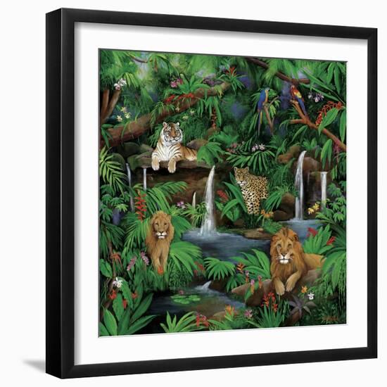 Paradise Jungle-Betty Lou-Framed Giclee Print