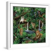 Paradise Jungle-Betty Lou-Framed Giclee Print