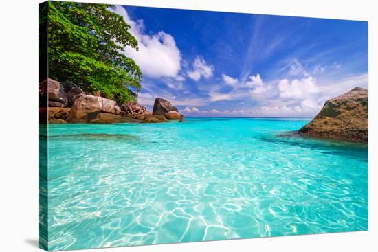 Paradise Lagoon of Similan Islands in Thailand-Patryk Kosmider-Stretched Canvas