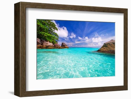 Paradise Lagoon of Similan Islands in Thailand-Patryk Kosmider-Framed Photographic Print