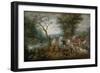 Paradise Landscape with Animals - Peinture De Jan Brueghel the Younger (1601-1678) - 1613-1615 - Oi-Jan the Younger Brueghel-Framed Giclee Print