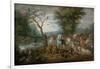 Paradise Landscape with Animals-Jan Brueghel the Younger-Framed Giclee Print