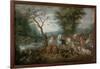 Paradise Landscape with Animals-Jan Brueghel the Younger-Framed Giclee Print