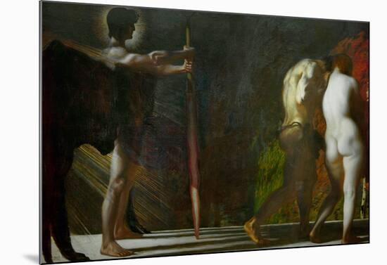 Paradise Lost, 1897-Franz von Stuck-Mounted Giclee Print