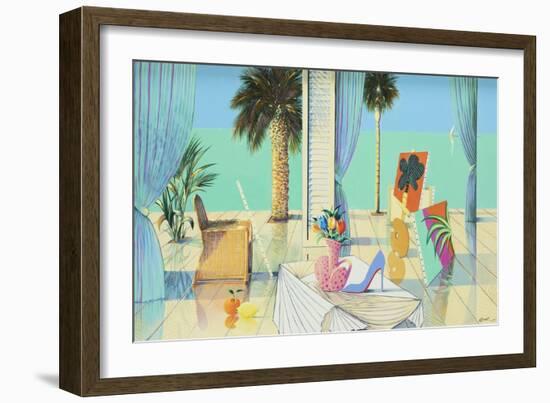 Paradise Lost ,a design for a symphony, 2020 (oil on canvas)-Andrew Hewkin-Framed Giclee Print