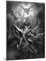 Paradise Lost: Fall of the rebel angels,-Gustave Dore-Mounted Giclee Print