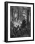 Paradise Lost: Satan in Council, engraving by Gustave Doré-Gustave Dore-Framed Giclee Print