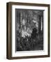 Paradise Lost: Satan in Council, engraving by Gustave Doré-Gustave Dore-Framed Giclee Print