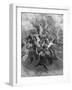 Paradise Lost: The Battle of the angels-Gustave Dore-Framed Giclee Print