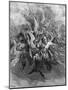 Paradise Lost: The Battle of the angels-Gustave Dore-Mounted Giclee Print