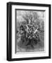 Paradise Lost: The Battle of the angels-Gustave Dore-Framed Giclee Print