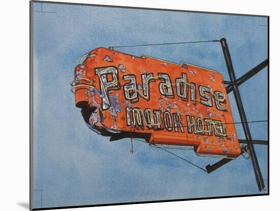 Paradise Motel, 2006-Lucy Masterman-Mounted Giclee Print
