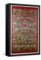 Paradise of Amitabha, from Dunhuang, Gansu Province-null-Framed Stretched Canvas