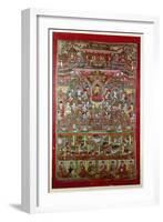 Paradise of Amitabha, from Dunhuang, Gansu Province-null-Framed Giclee Print