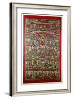 Paradise of Amitabha, from Dunhuang, Gansu Province-null-Framed Giclee Print