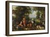 Paradise (Oil on Wood)-Jan the Elder Brueghel-Framed Giclee Print